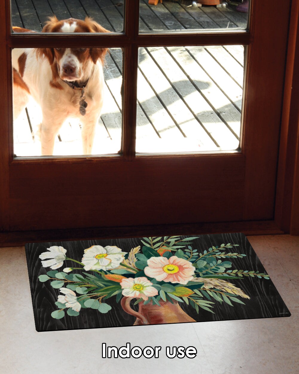 Rustic Bouquet Door Mat (18 x 30&#x22;)