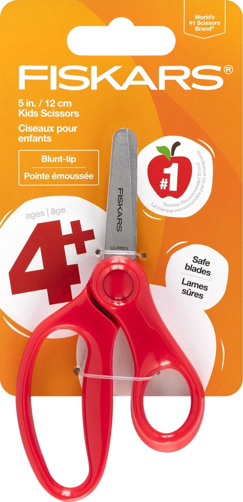 Fiskars Kids Blunt-Tip Scissors 5&#x22;-Red