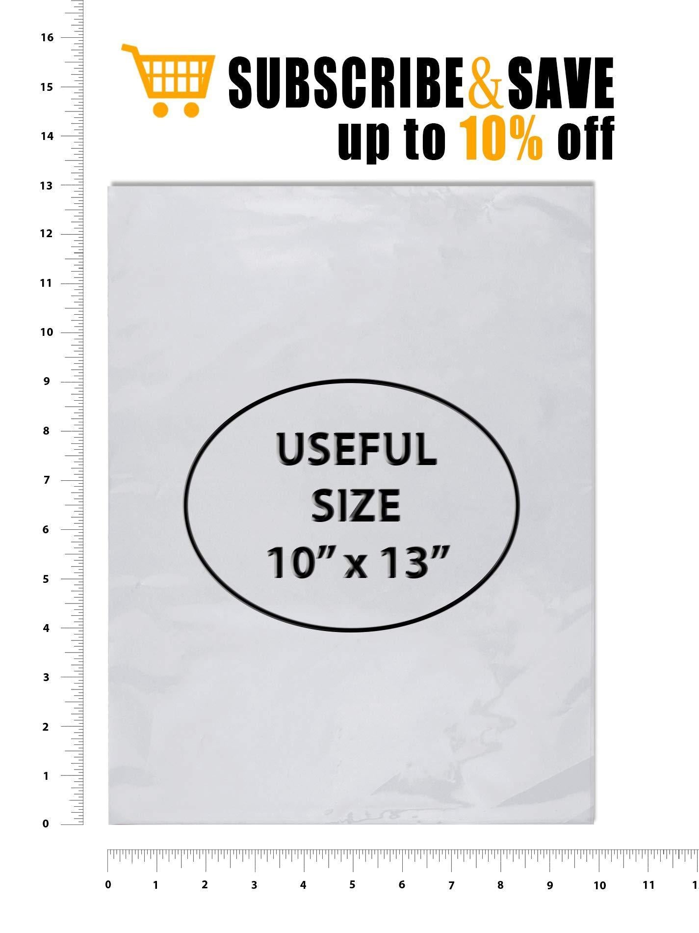 White Poly Mailers 10x13 Inch Size. Pack of 50 SelfSealing Polyethylene Mailing Envelopes. 10 x 13 Poly Mailer Bags 2 Mil Thick Waterproof Poly Shipping Bags for Clothing Books Accessories