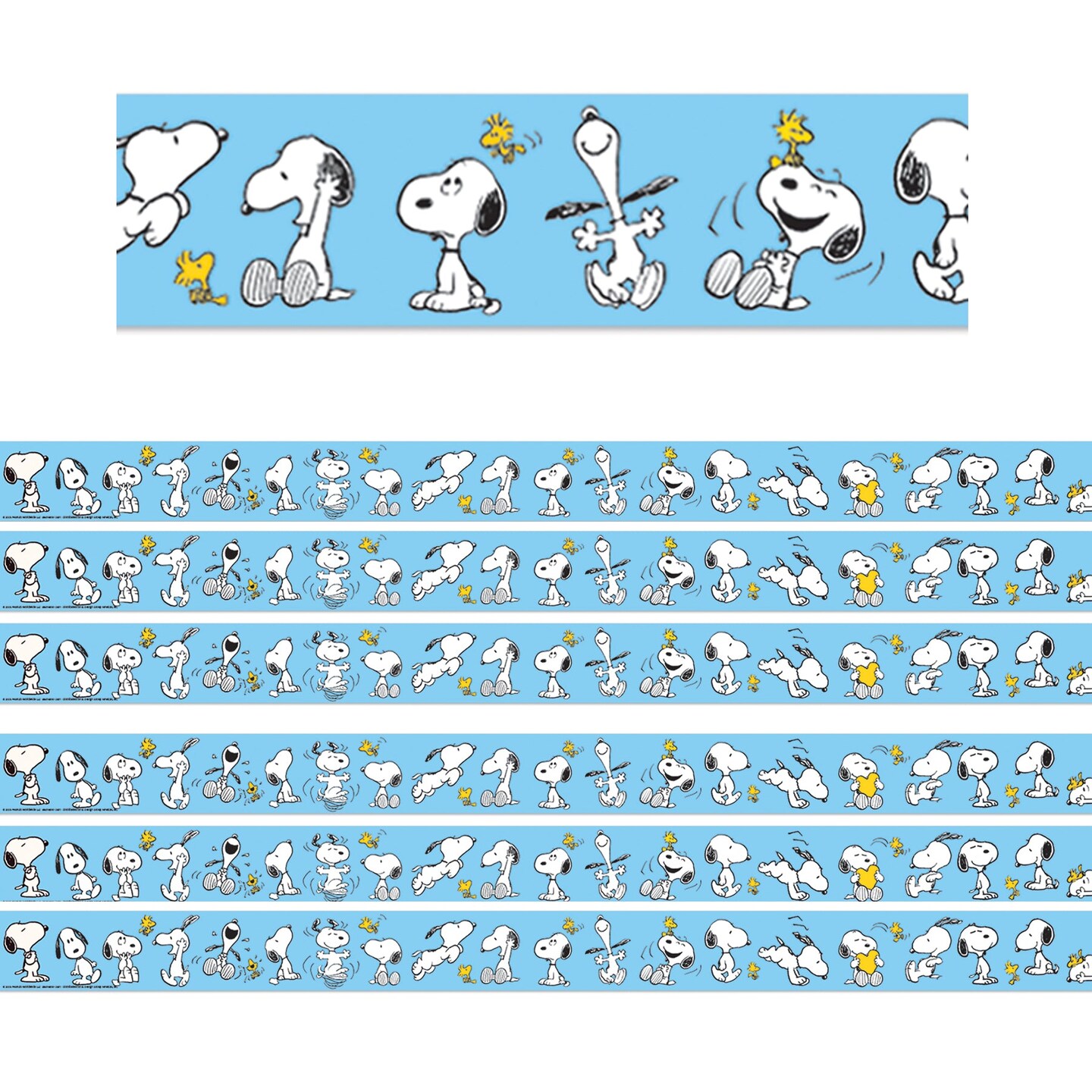 Snoopy Lineup Deco Trim&#xAE;, 37 Feet Per Pack, 6 Packs