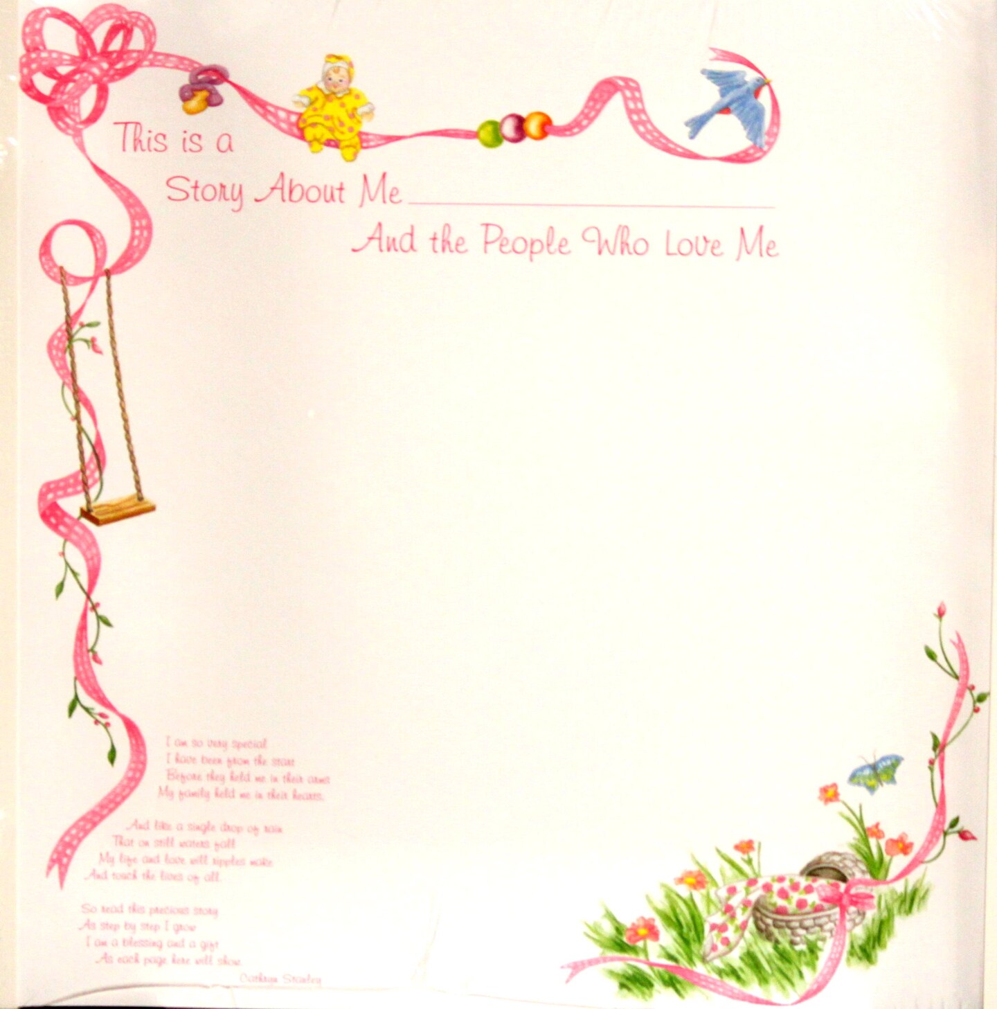 Creative Memories 12 x 12 It&#x27;s A Girl!! Scrapbook Pages Refills