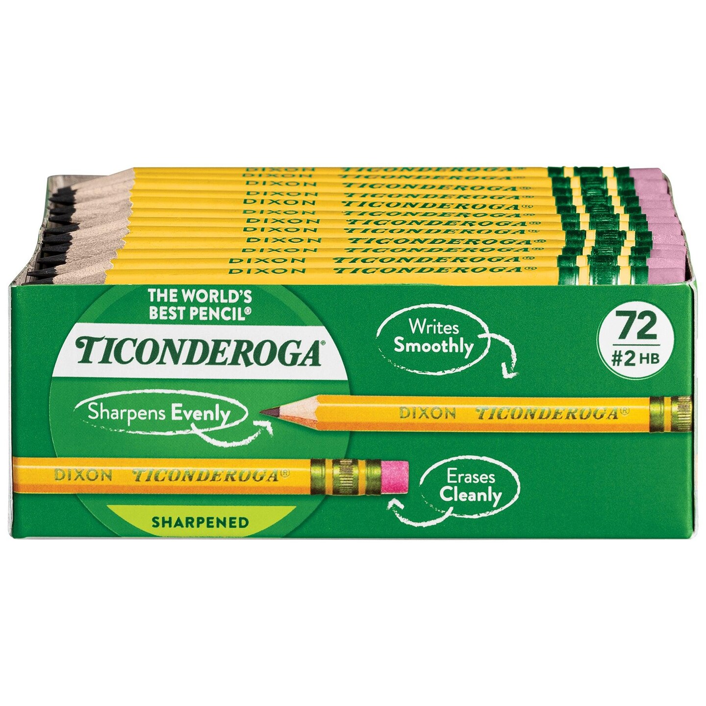 Golf Pencils with Eraser, Box of 72