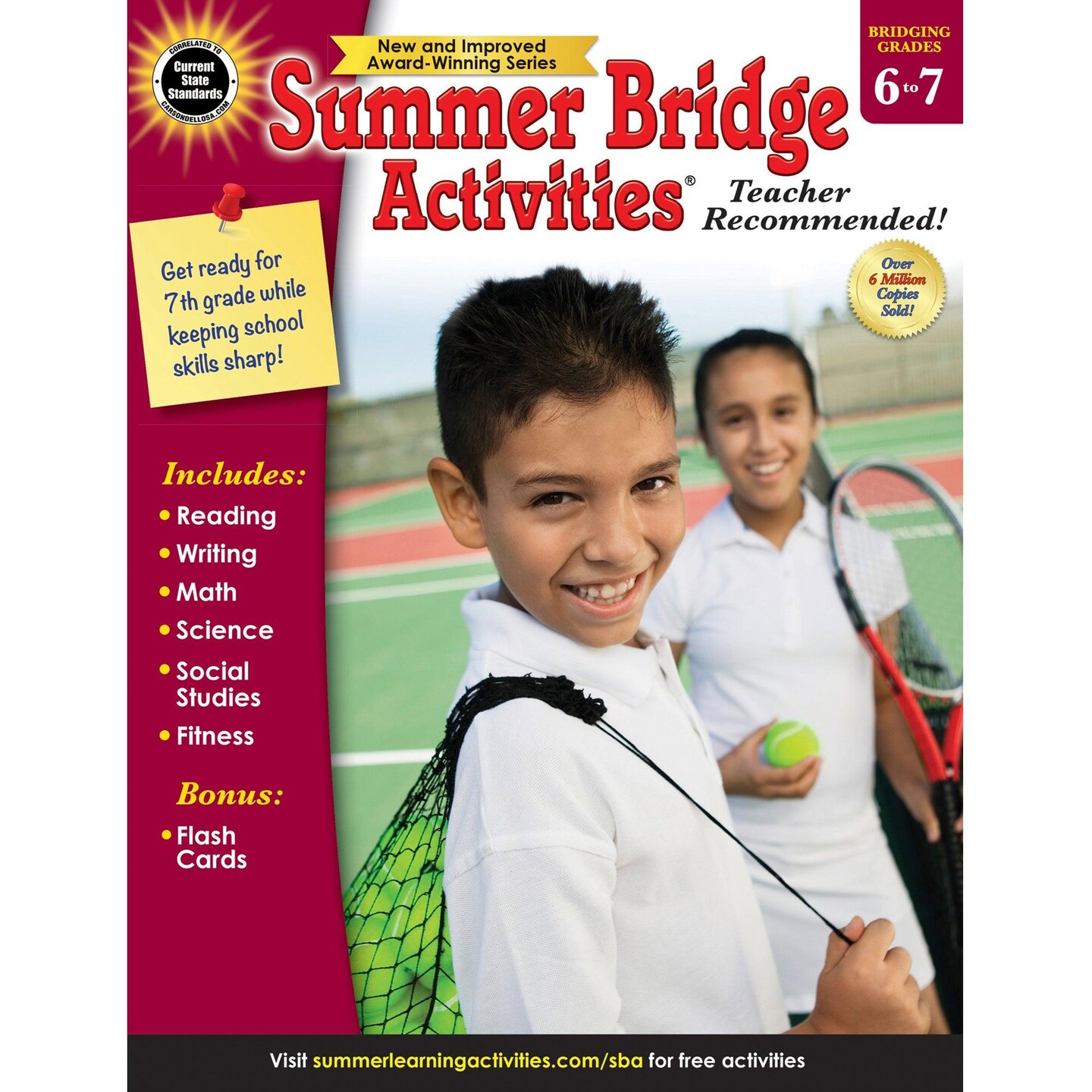 Summer Bridge Activities&#xAE; Workbook, Grade 6-7, Paperback