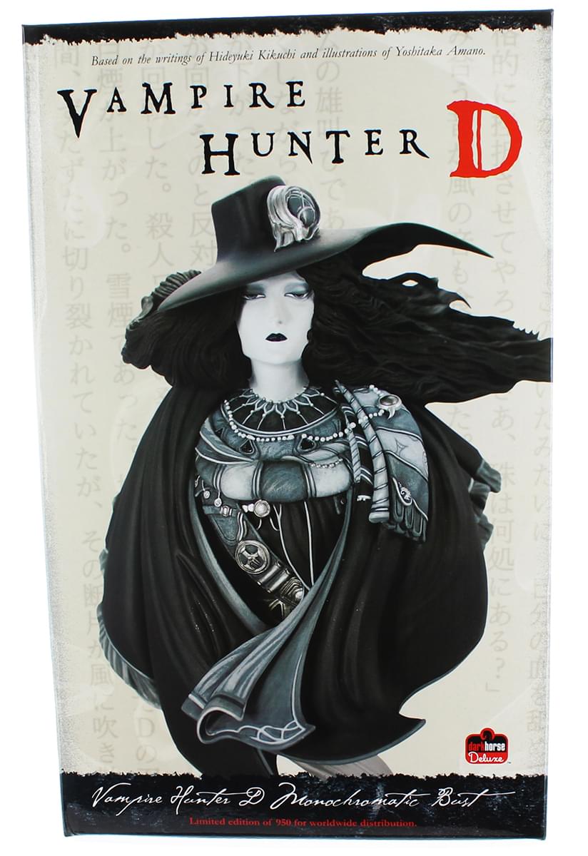 Vampire Hunter D 8.5&#x22; Resin Bust: Monochrome Limited Edition