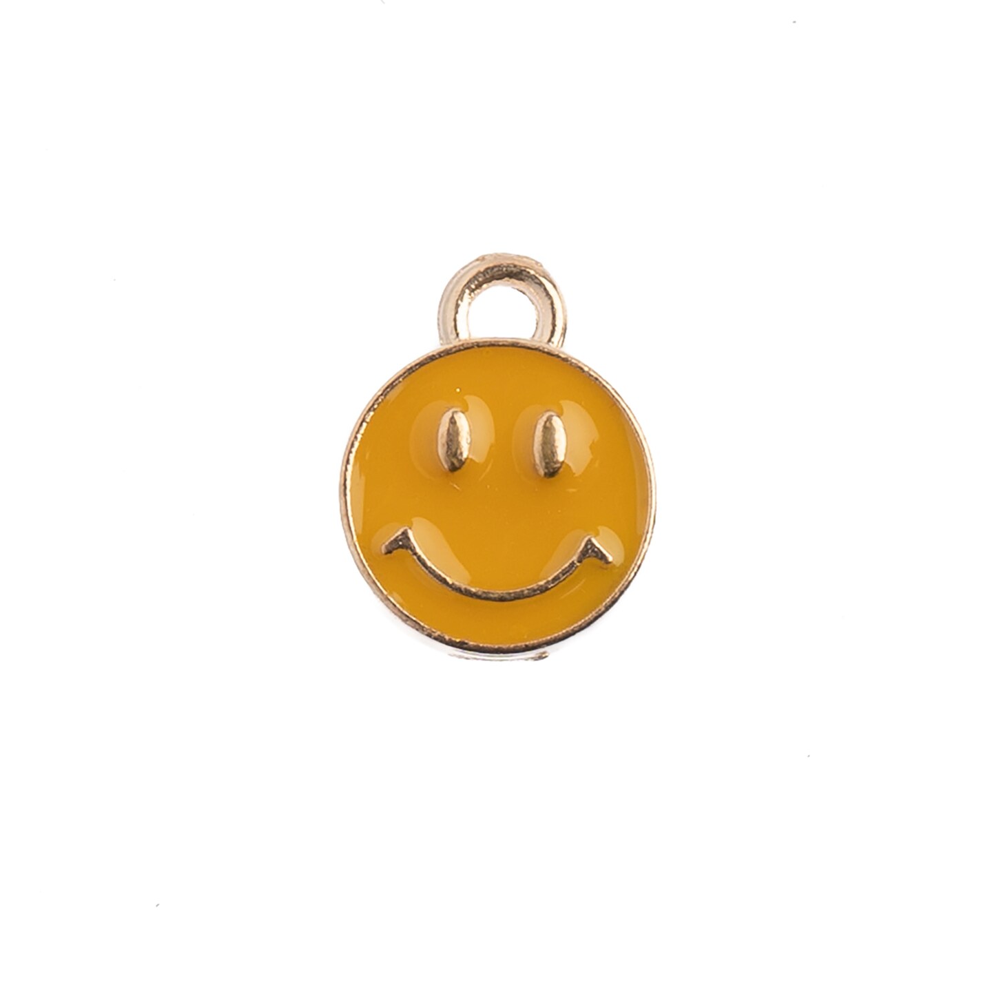 John Bead Sweet &#x26; Petite Happy Face Charms, 10pcs