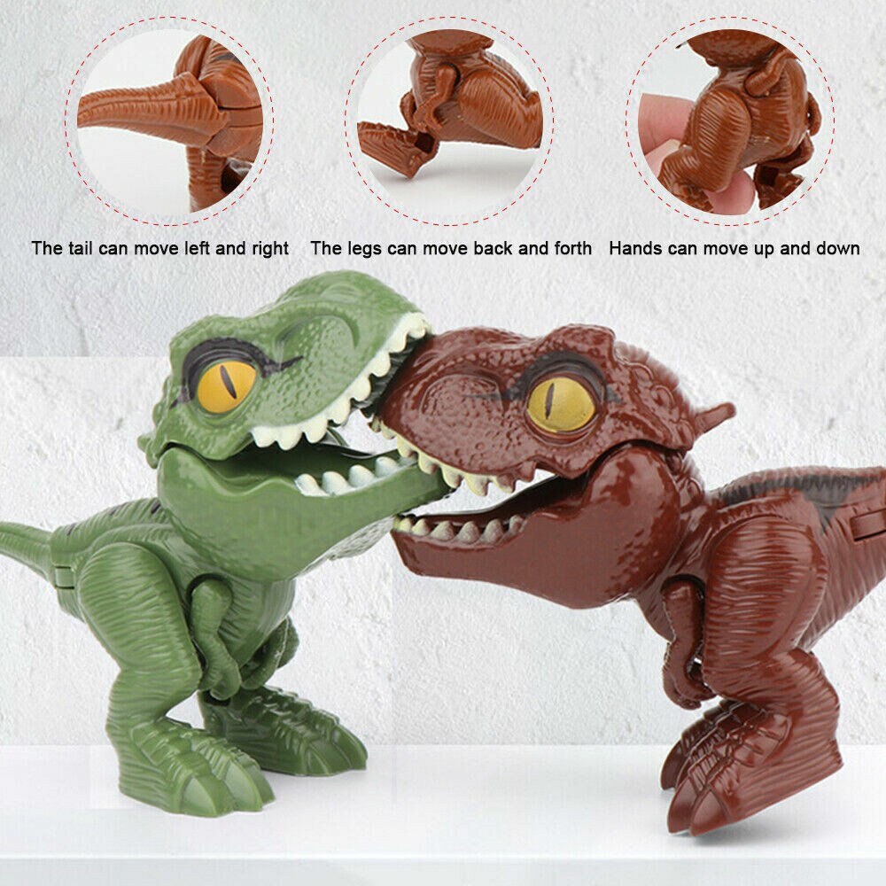 Kitcheniva 4 Pcs Dinosaur Tyrannosaurus Game Bite Finger Game