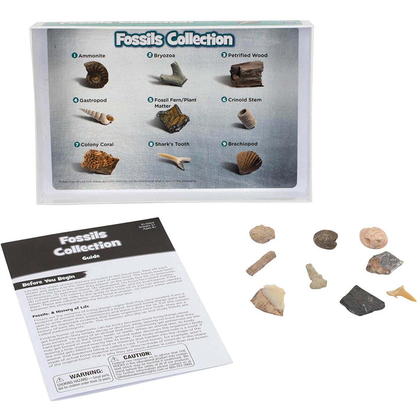 GeoSafari&#xAE; Complete Rock, Mineral, &#x26; Fossil Collections, Set of 57