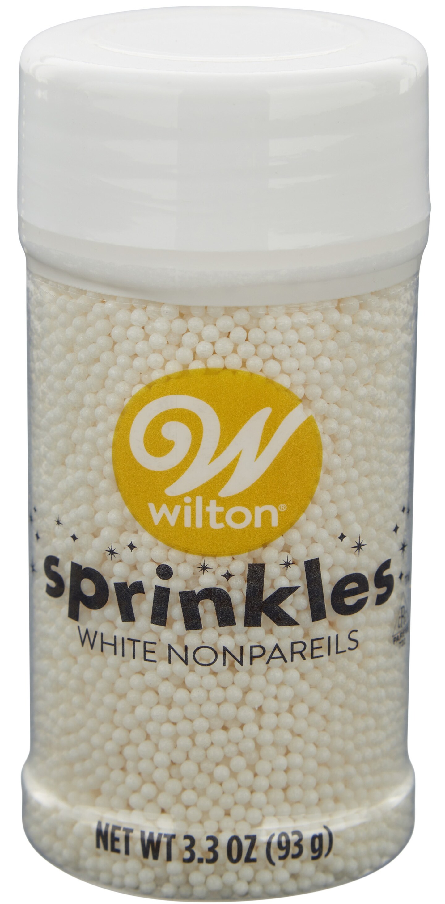 Wilton Nonpareil Sprinkles 3oz-White