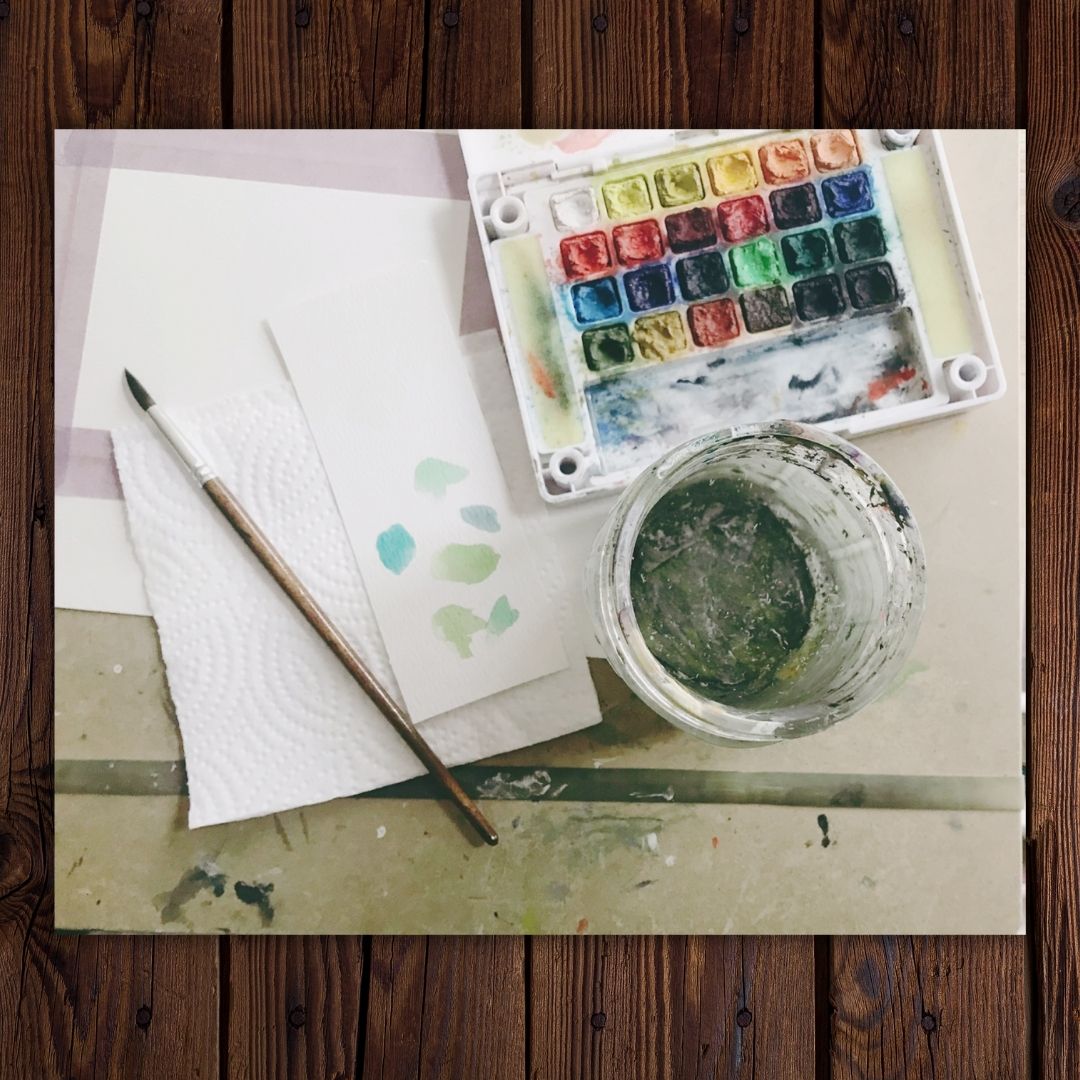 Easy Beginner Watercolor Landscape: Part One image 4