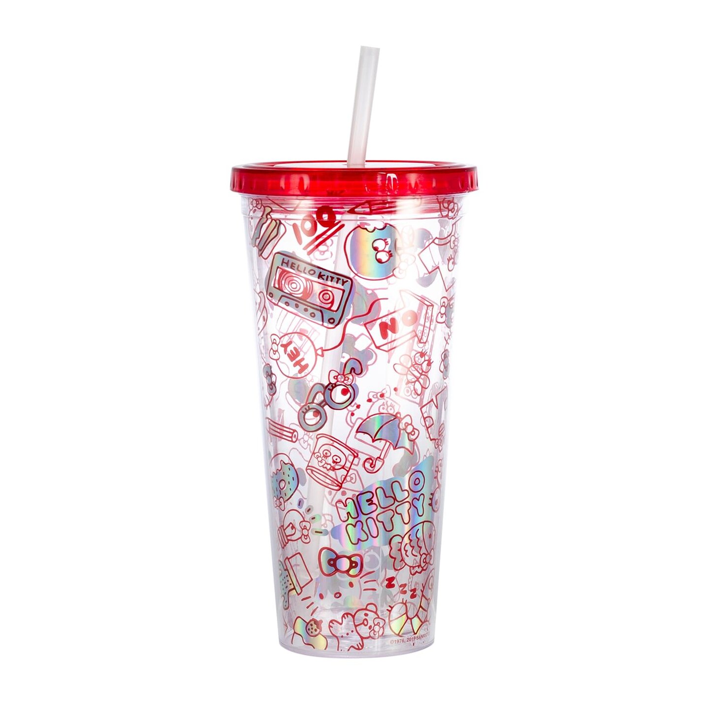 Hello Kitty Doodles 22oz Carnival Cup with Straw &#x26; Lid