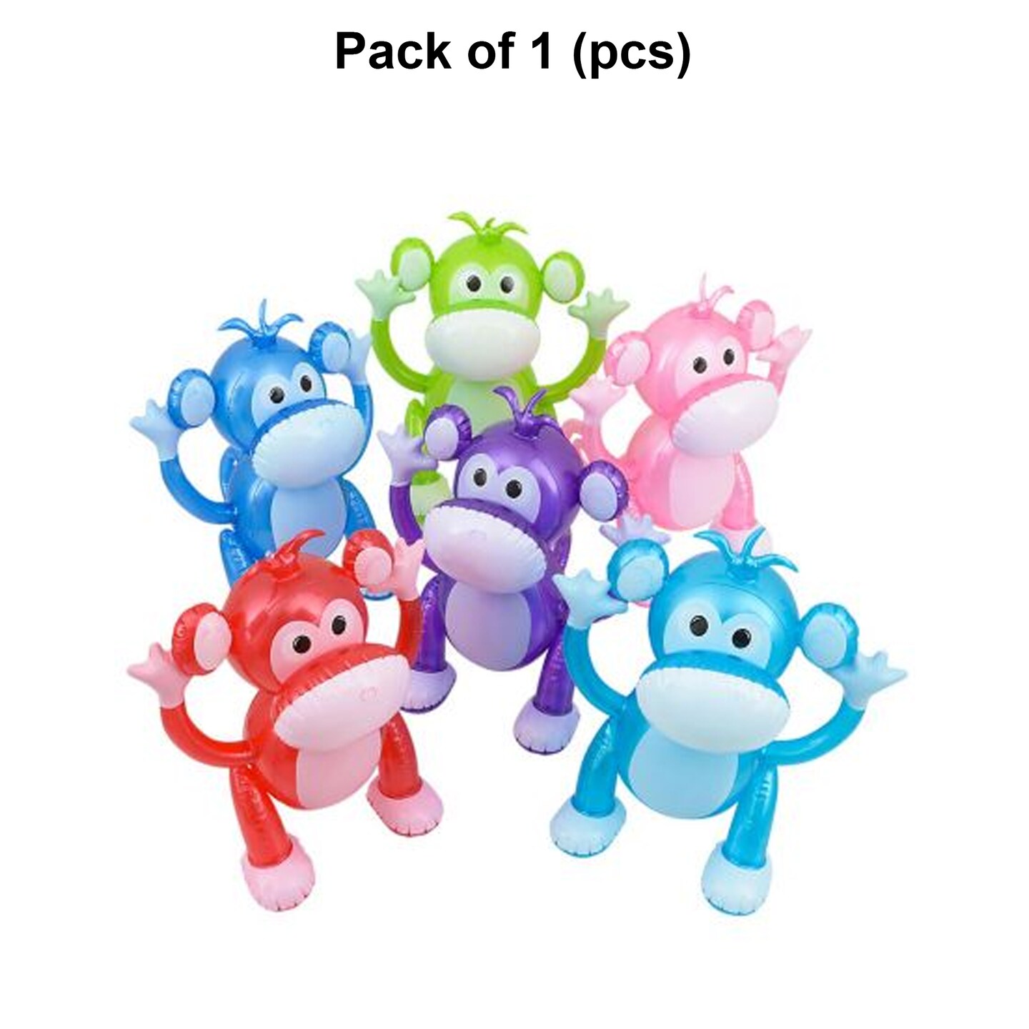 Inflatable Monkey Assorted Colors | MINA&#xAE;
