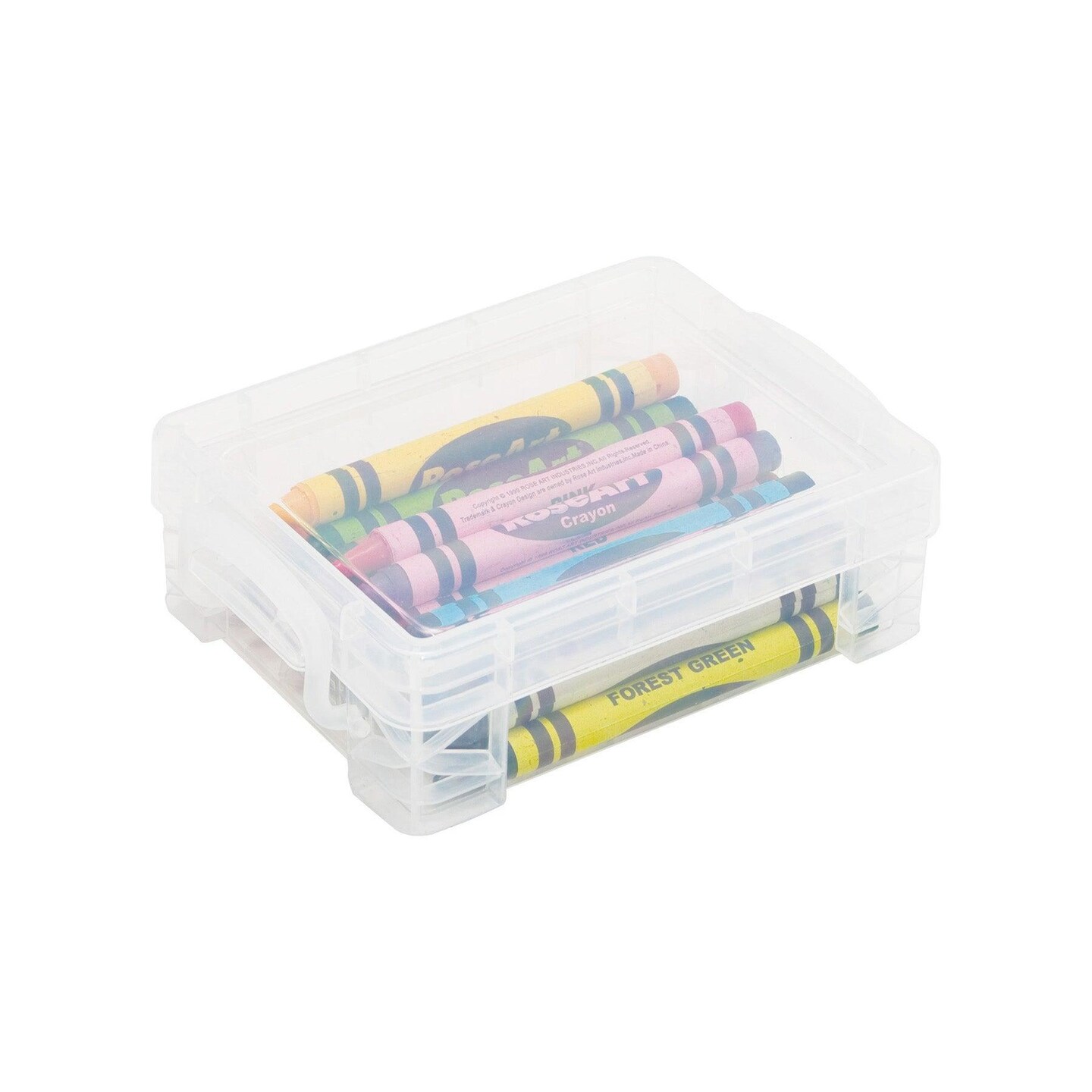 9 pack Storage Box, School Supplies Super StackerCrayon Box, Clear Storage Organizer - Stackable Boxes