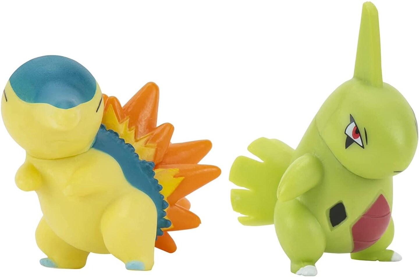 Pokemon 2 Inch Battle Figure 2 Pack | Cyndaquil &#x26; Larvitar
