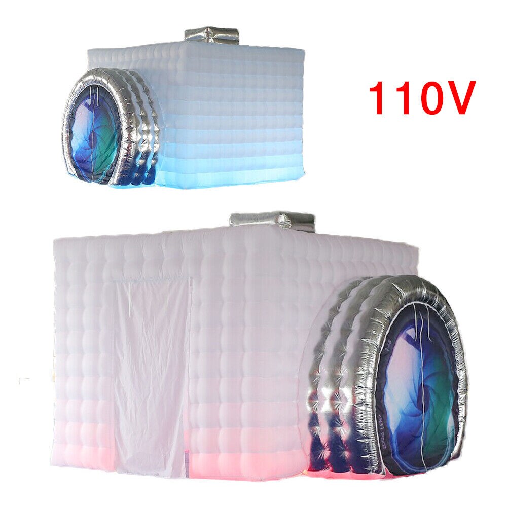 Kitcheniva Inflatable Photo Booth Tent With LED Light Strip Fan