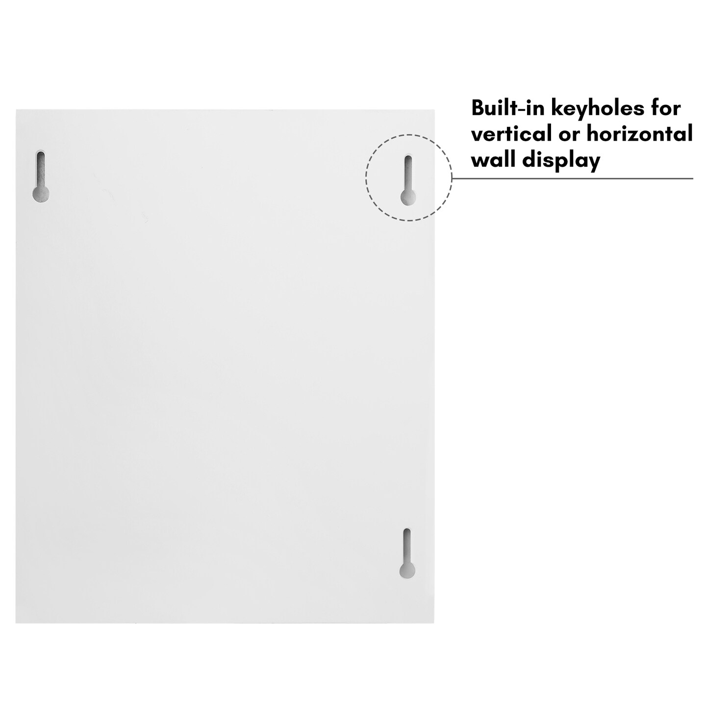 Americanflat 8.5x11 Slide-In Kids Art Frame - Kids Artwork Frame - Showcase 3-Dimensional Artwork - Storage for Several Artworks Inside - Keyhole Hanging Hardware