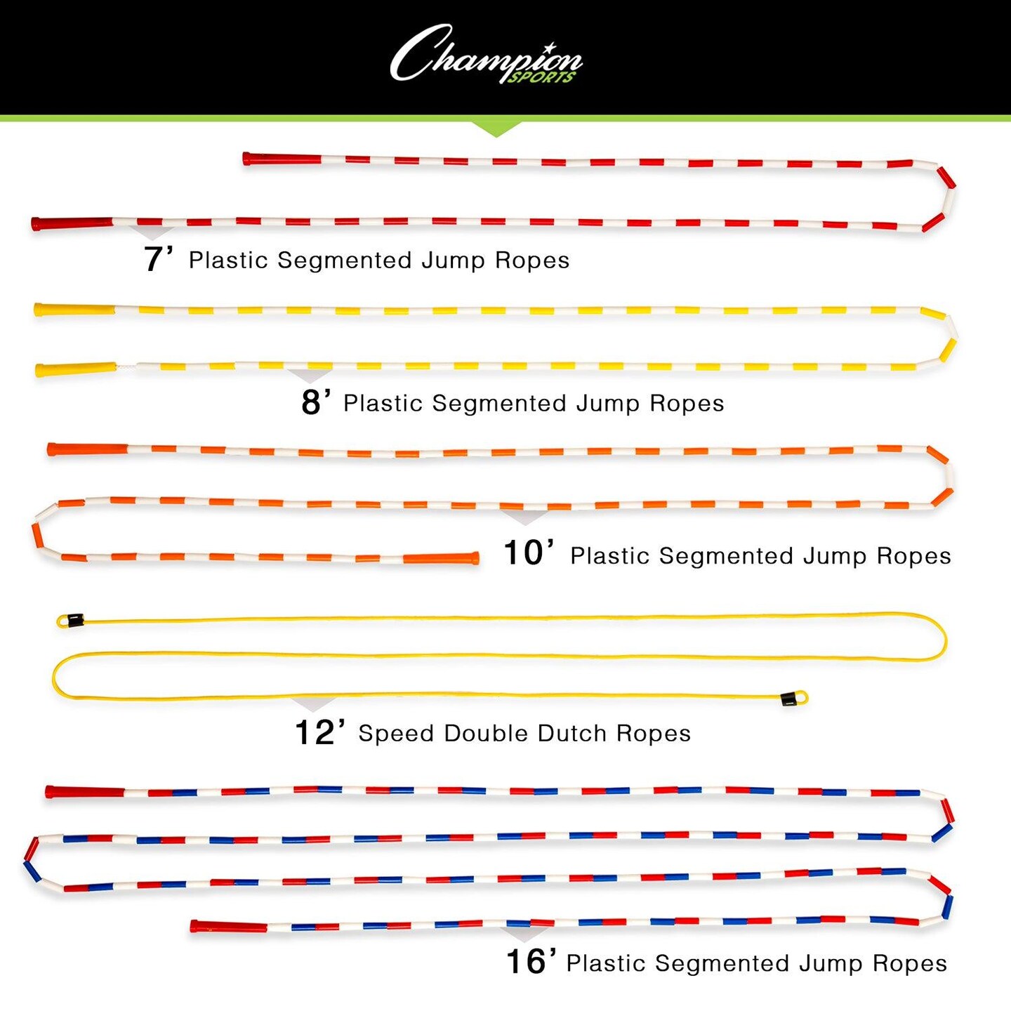 Physical Education Kit with 7 Balls &#x26; 14 Jump Ropes, Assorted Colors