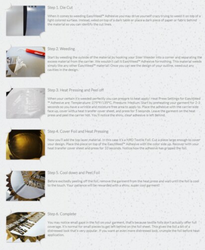 PrintFOIL Metallic Foil Heat Transfer Holographic Rainbow Iron On 12" X 25ft for HTV Vinyl for DIY Tshirt,Bags,Garments