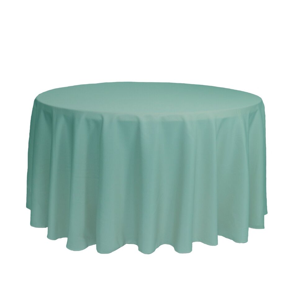 120 Inch Round Polyester Tablecloths
