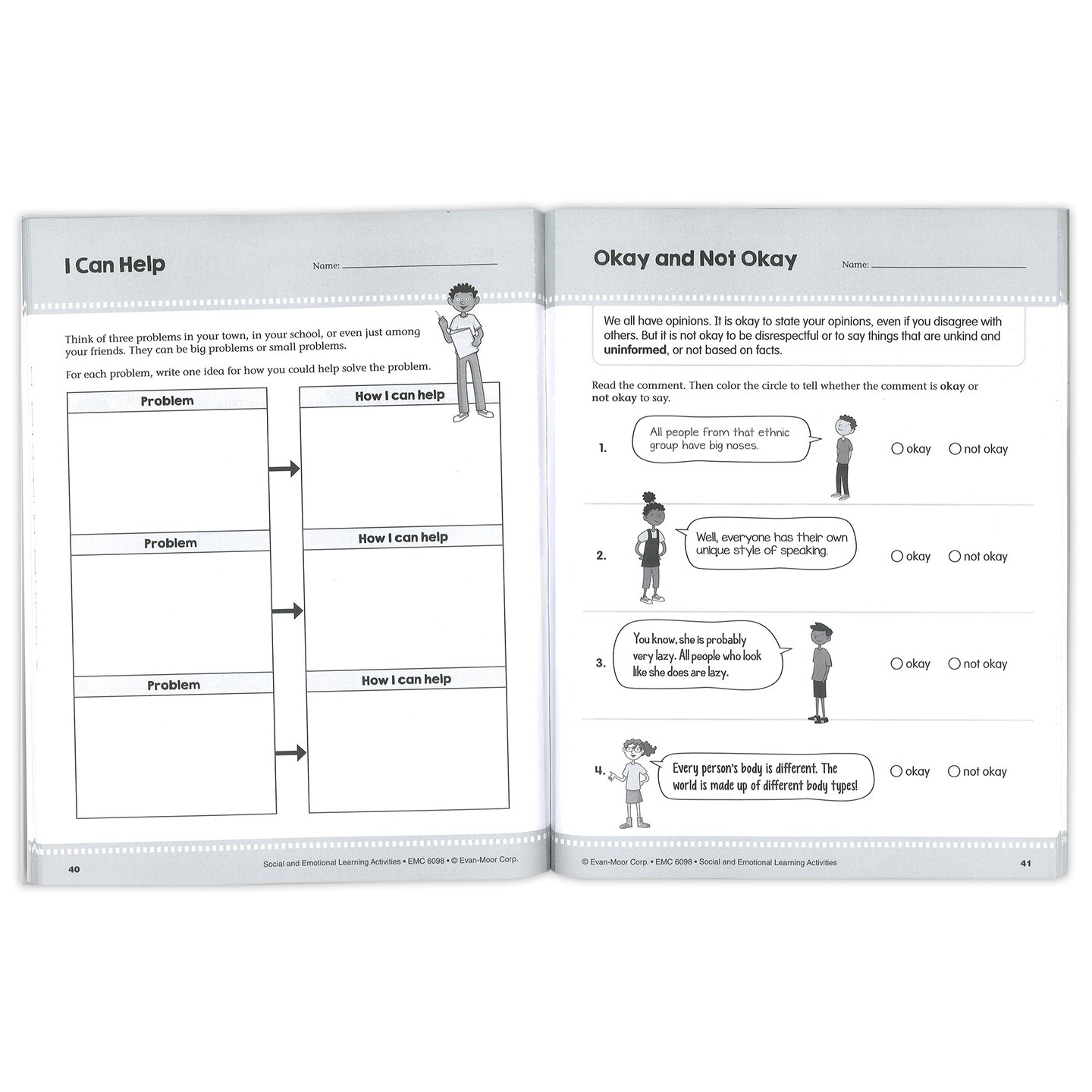 Social and Emotional Learning Activities, Grades 5-6