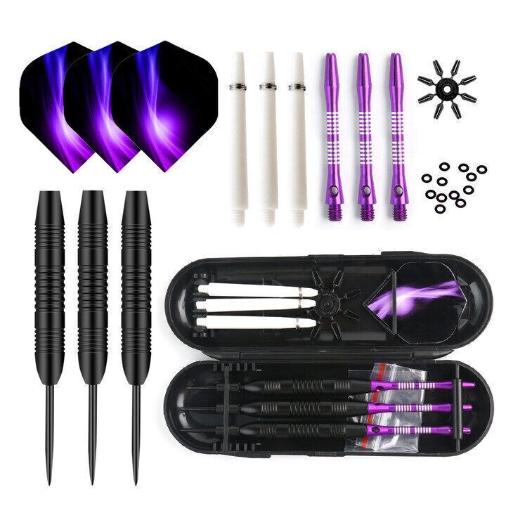 Kitcheniva 3 Pcs Professional 23g Tip Darts Flights Toys Tungsten Steel Needles w/ Case