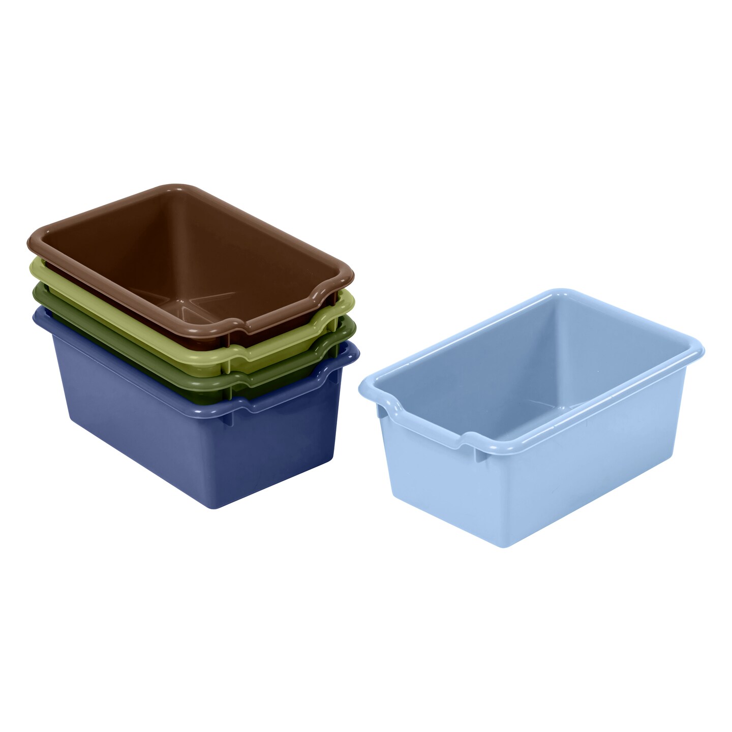 Scoop Front Storage Bins, Multipurpose Organization, 5-Pack | Michaels