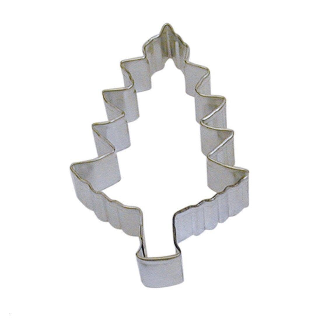 4&#x201D; Tree Leaf Metal Cookie Cutter