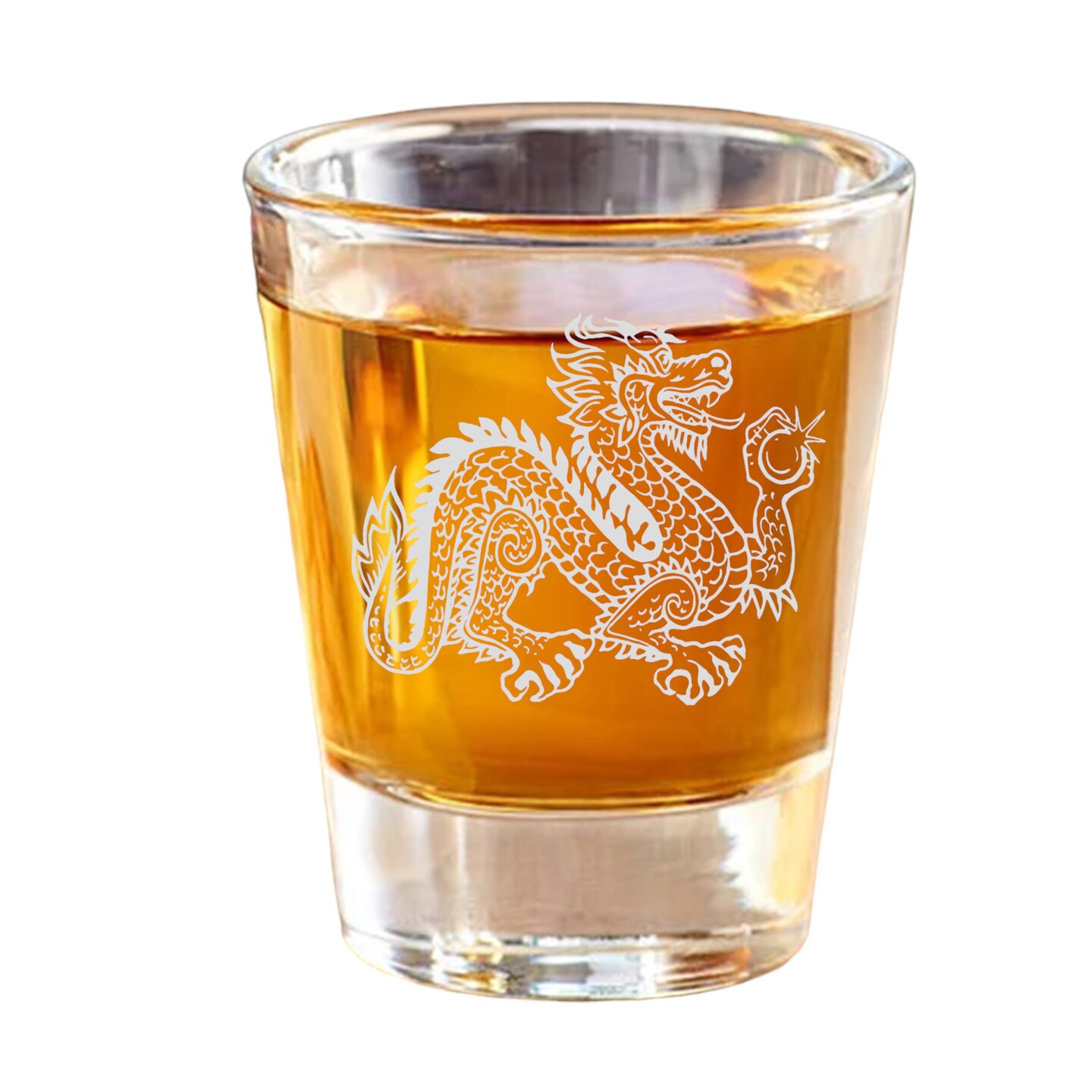 2oz Dragon Three SHOT GLASS 2oz Dragon Three SHOT GLASS