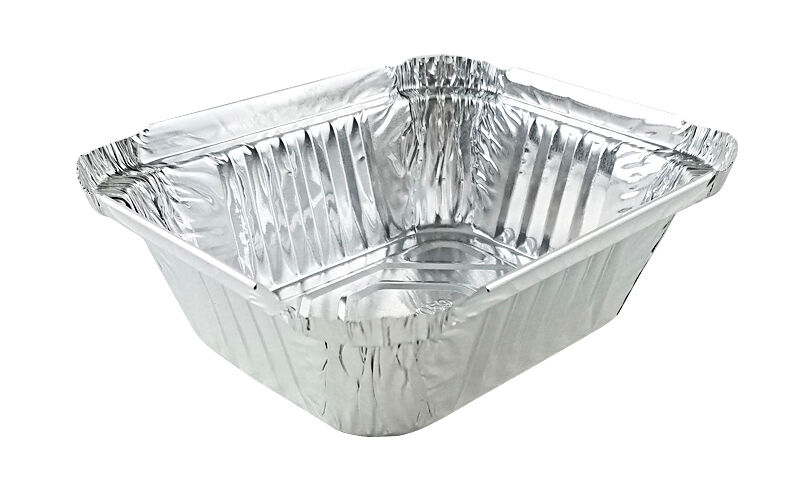 50 PCS 1lb Oblong Aluminum Foil Pan