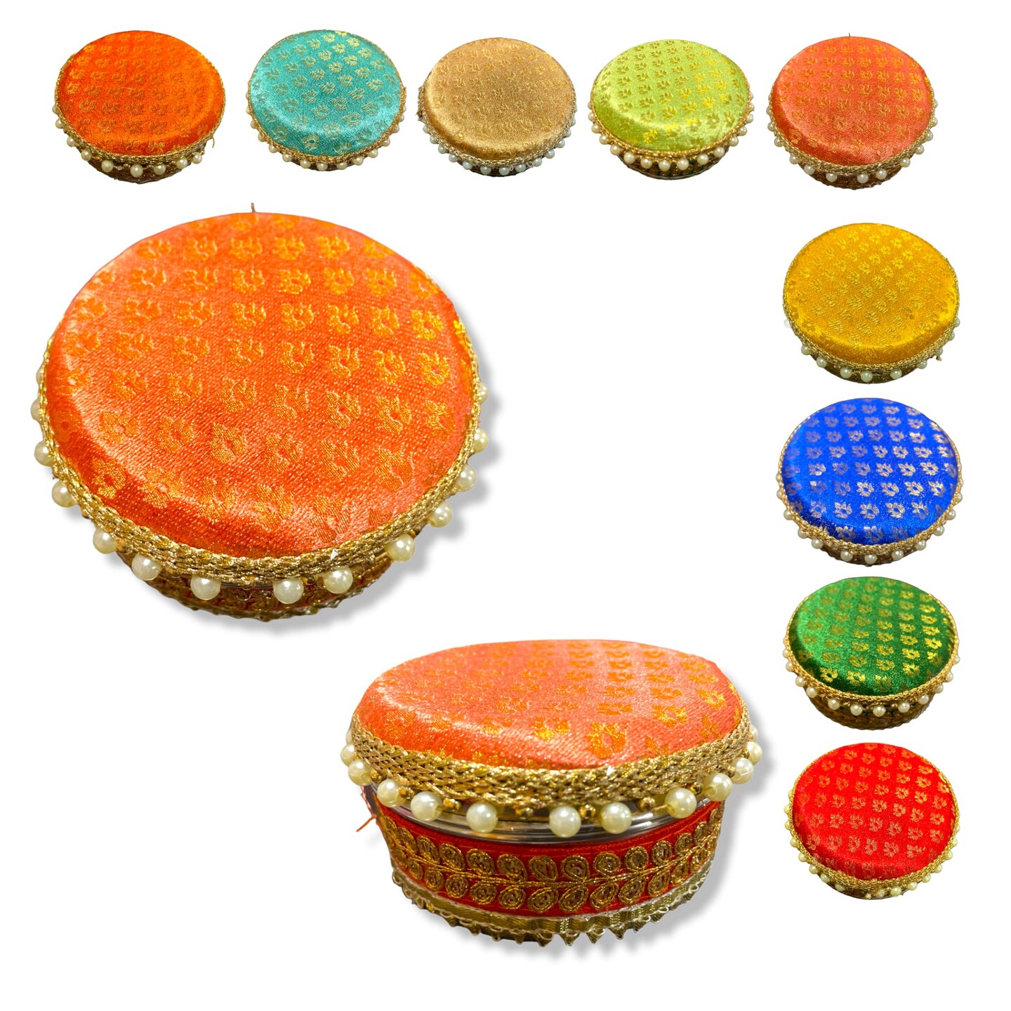 4 Ct Steel Ladoo Box 250 Grams Festival Special Stainless Steel Sweets Gift Box Perfect for Holi Diwali Rakhi Housewarmings Mithaai Desert Box