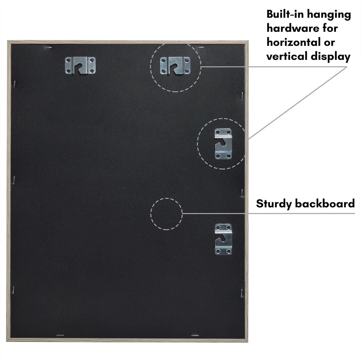 Americanflat Front Loading Shadow Box Frame - 1.5 Interior Depth for Memorabilia - Display Case for Keepsakes - Magnetic Closure - Includes Pins to Secure Items - Hanging Hardware