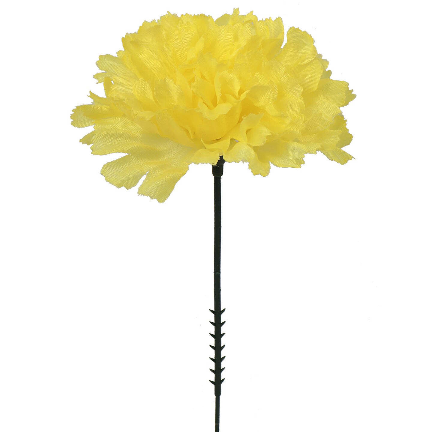 100-Pack Yellow Carnation Picks with 5-Inch Stems, Lifelike Floral Accents for Bouquets, Centerpieces, Weddings, and Everyday Decor, Floral Home by Artificial Flowers