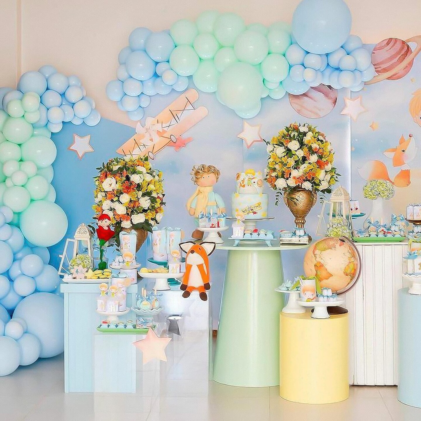 87pcs Pastel Blue Balloons Different Sizes 18 12 10 5 Inches for Garland Arch, Premium Blue Latex Balloons for Birthday Wedding Baby Shower Bridal Shower Party Decorations