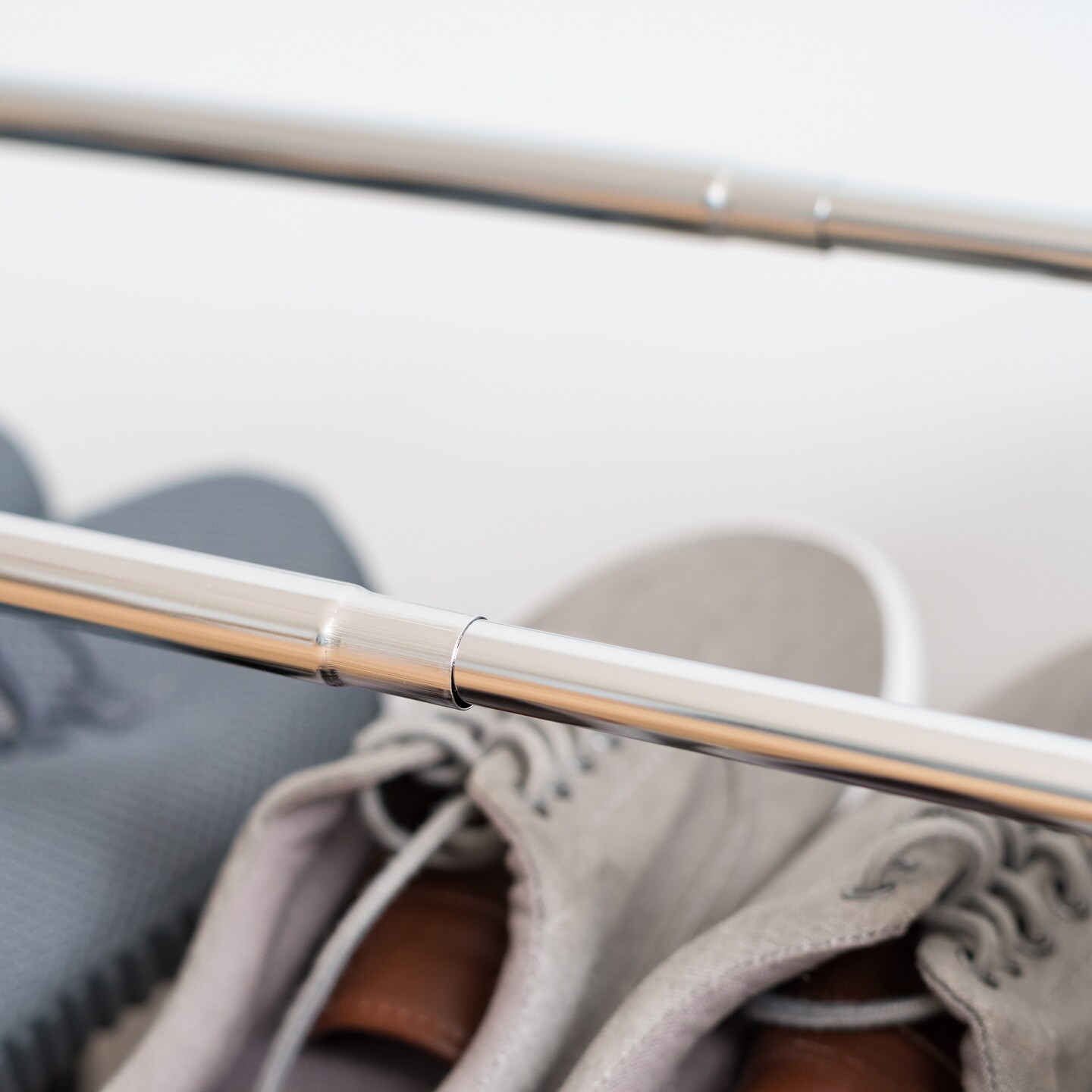 IRIS USA Stackable Freestanding Metal Shoe Racks for Entryway