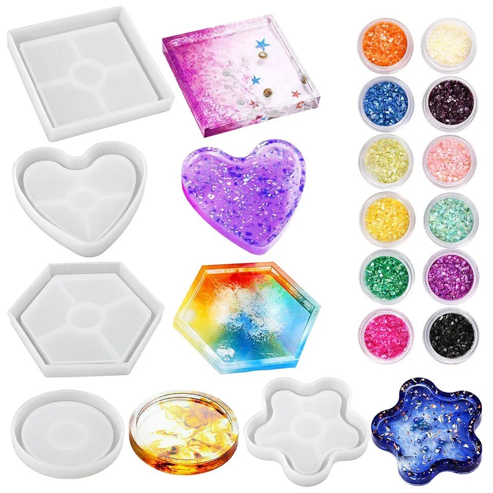 Resin Molds Silicone Kit