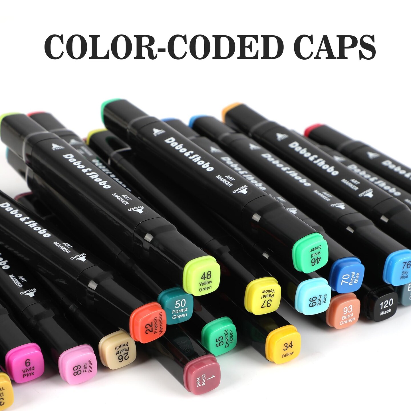 24 Colors Alcohol Markers, Drawing Markers, Dual Tip Art Markers, Coloring Marker for Kids Sketching Adult Coloring