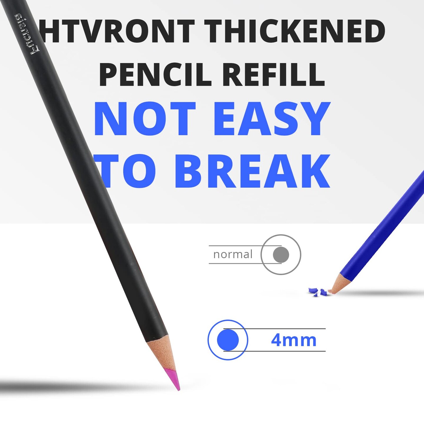 HTVRONT Colored Pencils - 72PCS Colored Pencils for Adult Coloring, No Break Coloring Pencils, Vibrant Color, Easy to Sharpen Color Pencils, Includes Sketch Pencil, Sharpener, Eraser, Extender