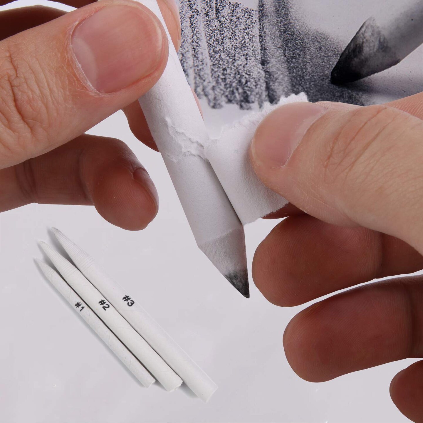 84 Pieces Blending Stumps and Tortillions, Paper Art Blenders, Art Pencils, Drawing Pencils for Student Artist Charcoal Sketch Drawing Tools, Sketch Supplies