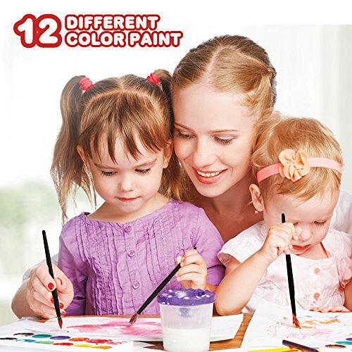 101 Pieces Deluxe Art Kit For Kids Art Set- Beginners Supplies Artist Drawing Painting Kit with Coloring Book, Art And Craft Gift Set for Boys, Girls, Ages 6 7 8 9 10 11 12
