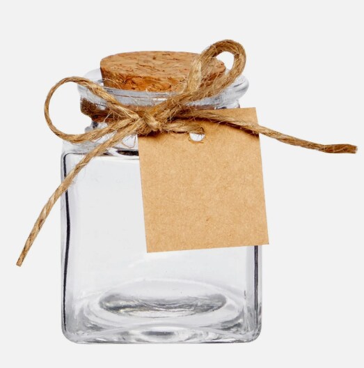 15 Pack Small Glass Bottles with Cork