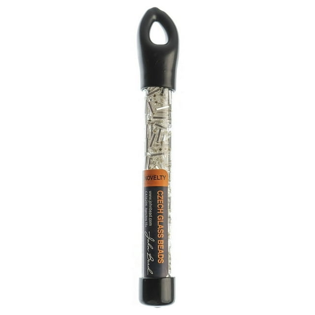 John Bead Czech #3 Bugle Glass Seed Beads, 18g