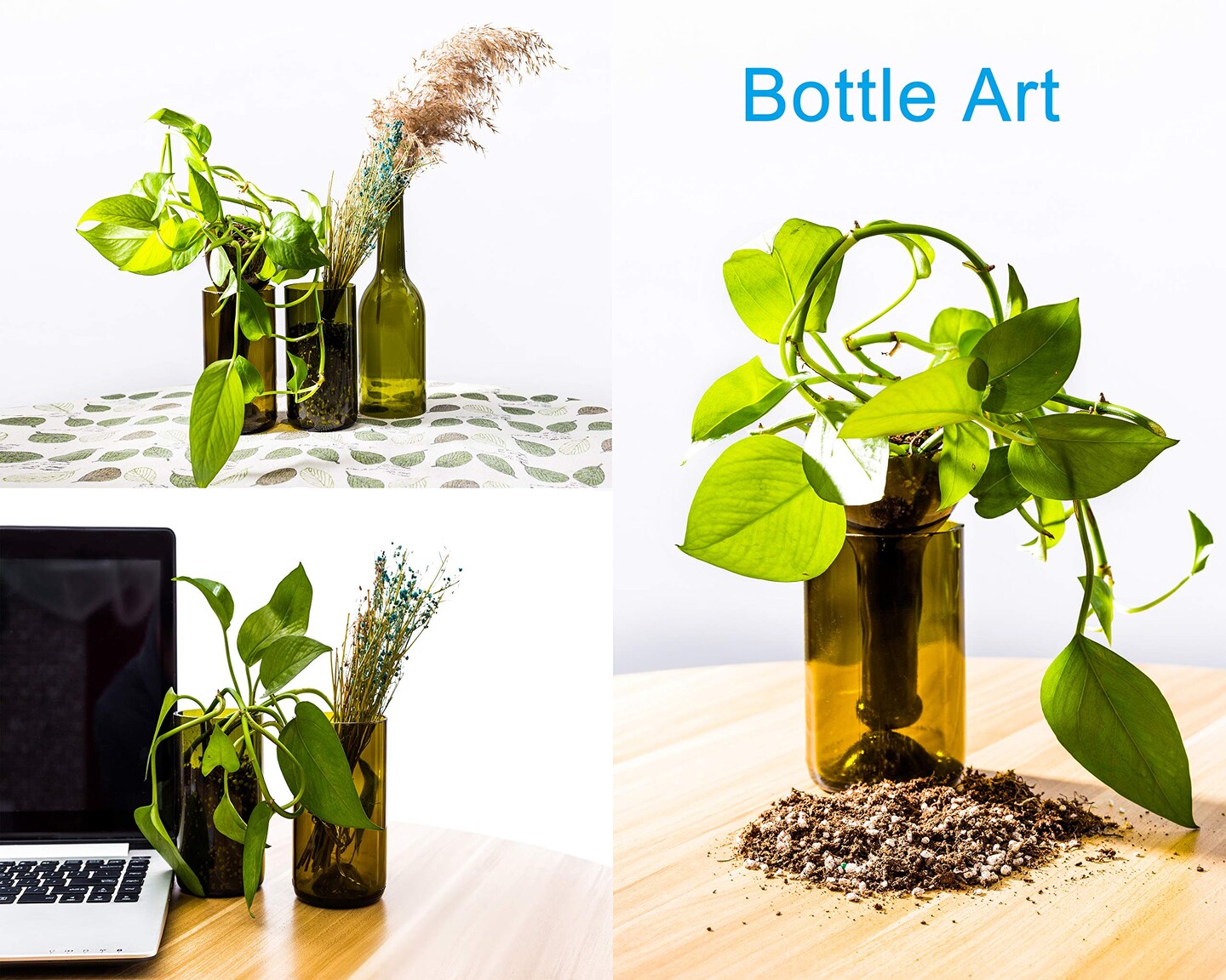 BOTTLE CUTTER KIT, Beer Glass Wine Bottle Cutter Cutting Machine Jar DIY  Kit Craft Recycle Tool - M - Bed Bath & Beyond - 35233422