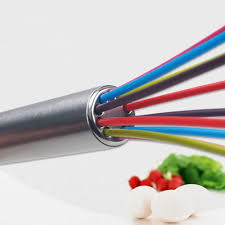 Stainless Steel Handle Egg Whisk Silicone ,Kitchen Mixer Balloon Wire.