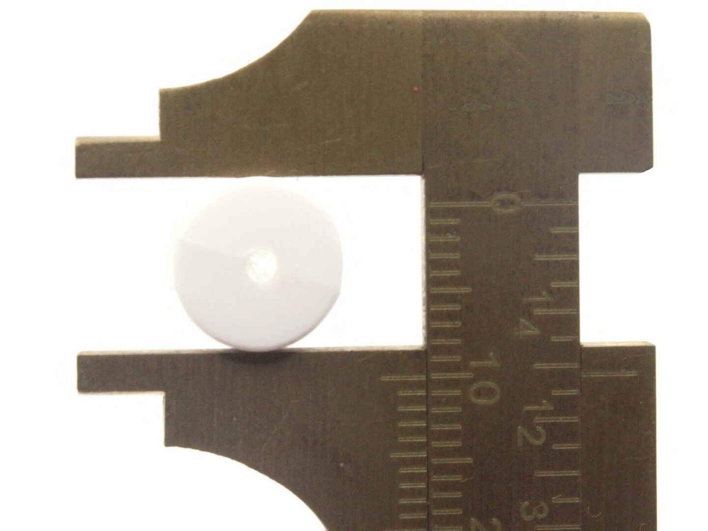40 10mm White Disc Vintage Plastic Rondelle Vintage Beads