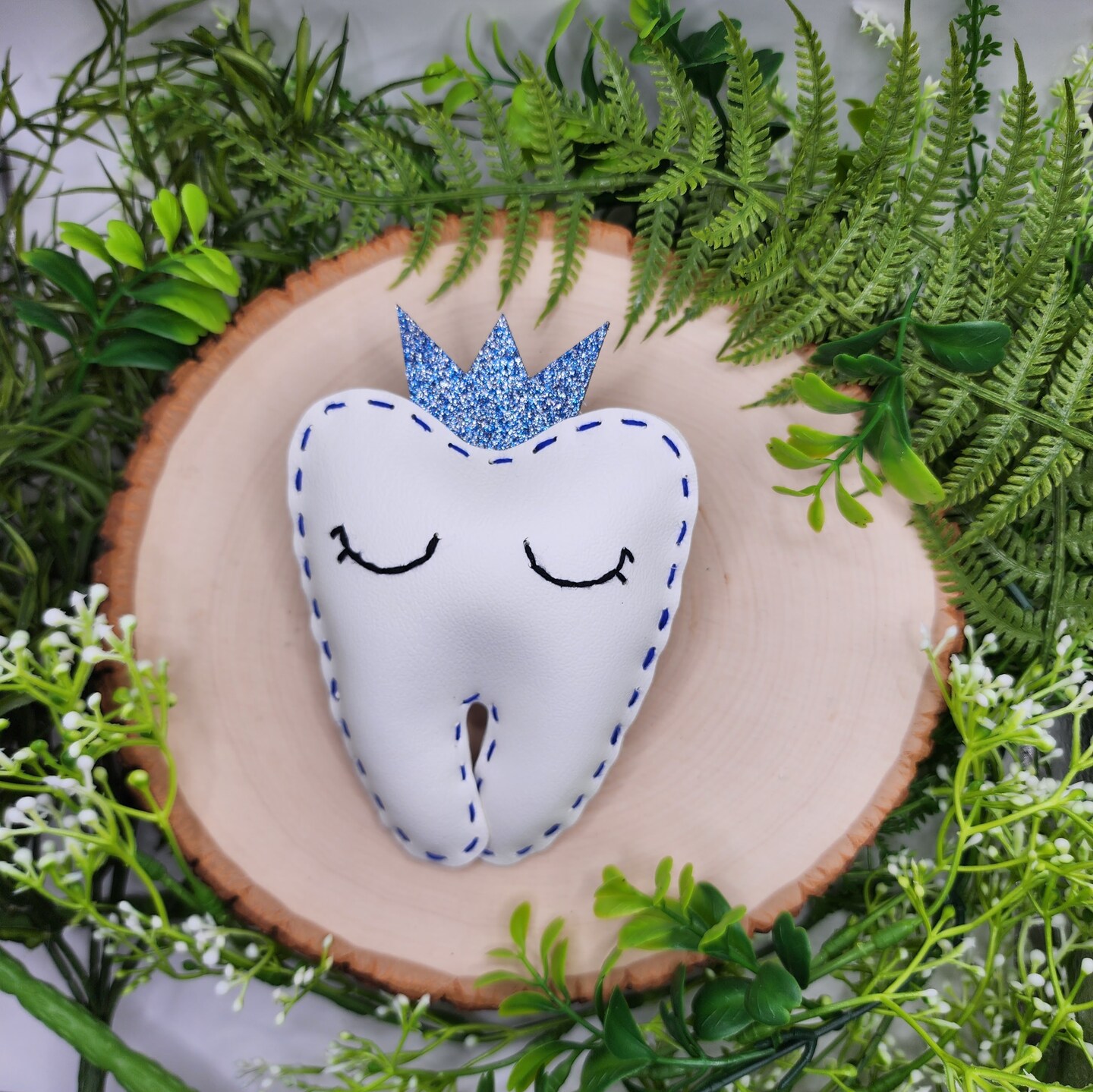 Tooth Fairy Pillow With Pocket - Cute Plush Tooth Pillow For Kids With Wings & Wand