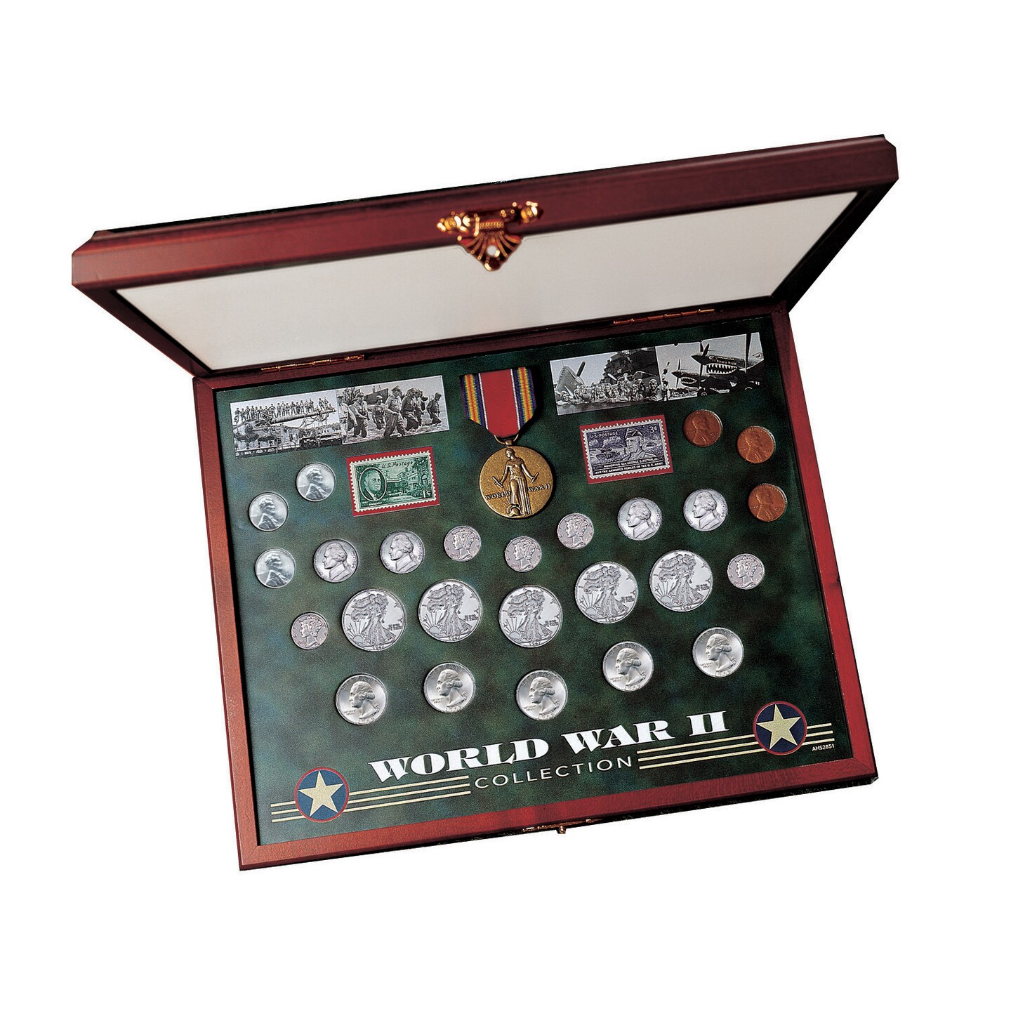Comprehensive World War II Coin &#x26; Stamp Set