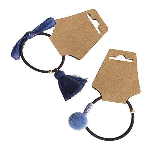 150 Pieces Earring Cards Necklace Cards Bracelet Cards Earring Holder Cards Necklace Display Cards Kraft Paper Tags for Jewelry Display