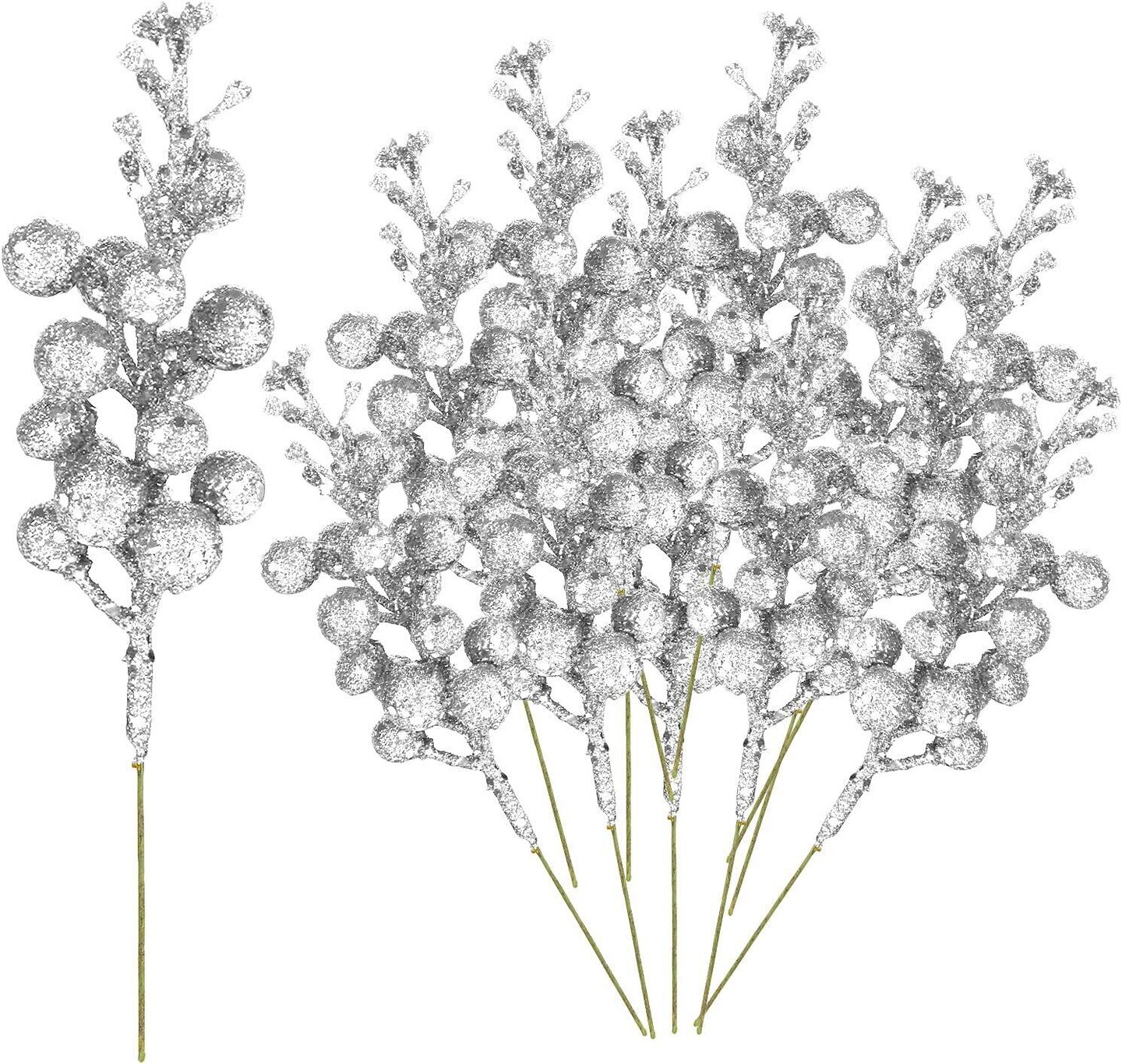 Kitcheniva Christmas DIY Tree Stems Wreath Decoration 10 Packs