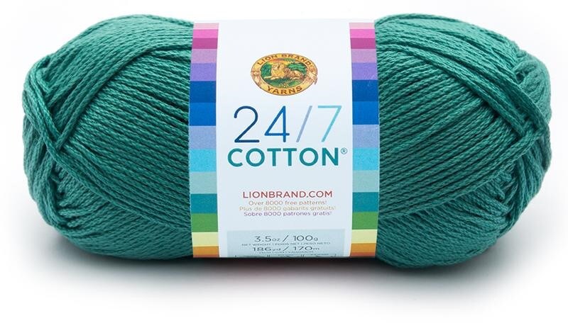 Lion Brand Yarn - 24/7 Cotton - 6 Skein Assortments