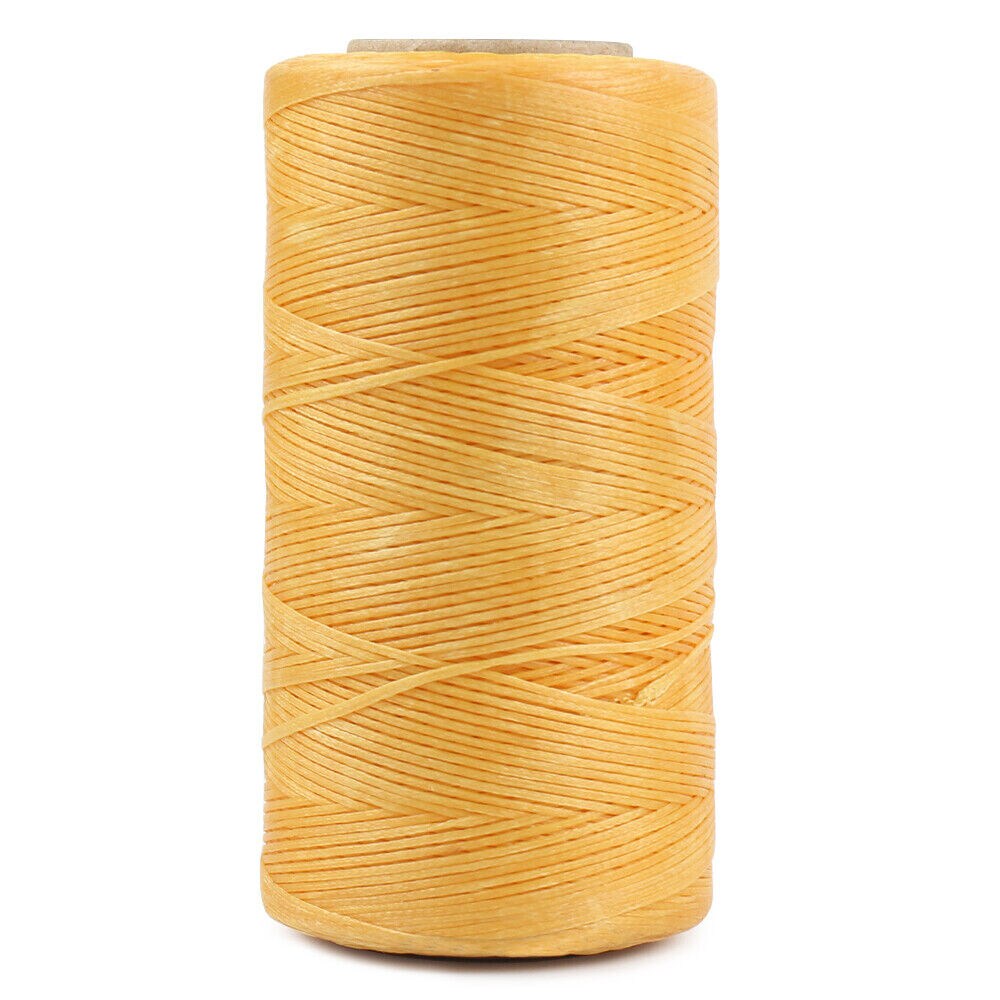 Waxed Thread 1mm/284 Yard Flat Polyester Cord Sewing Stitching