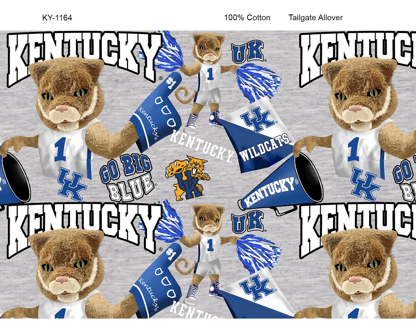 Sykel Enterprises-University of Kentucky Cotton Fabric-Kentucky ...